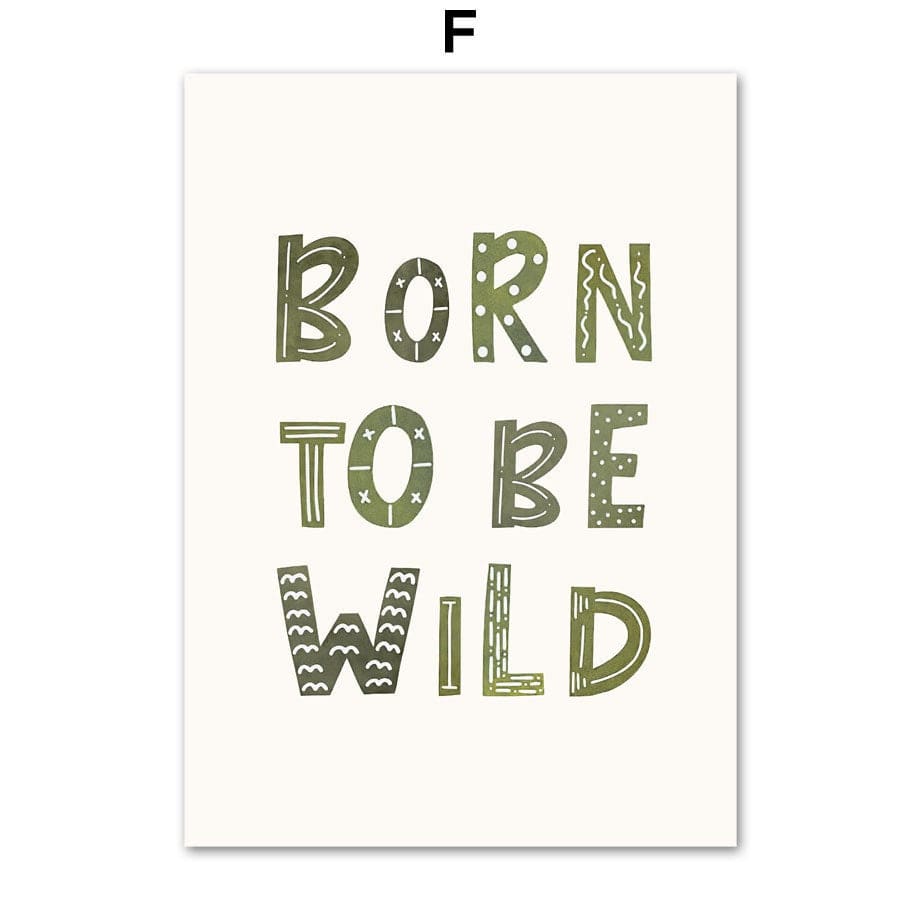 Poster Safari Hakuna Matata Löwe Personalisierter Name als Deko Print ohne Rahmen
